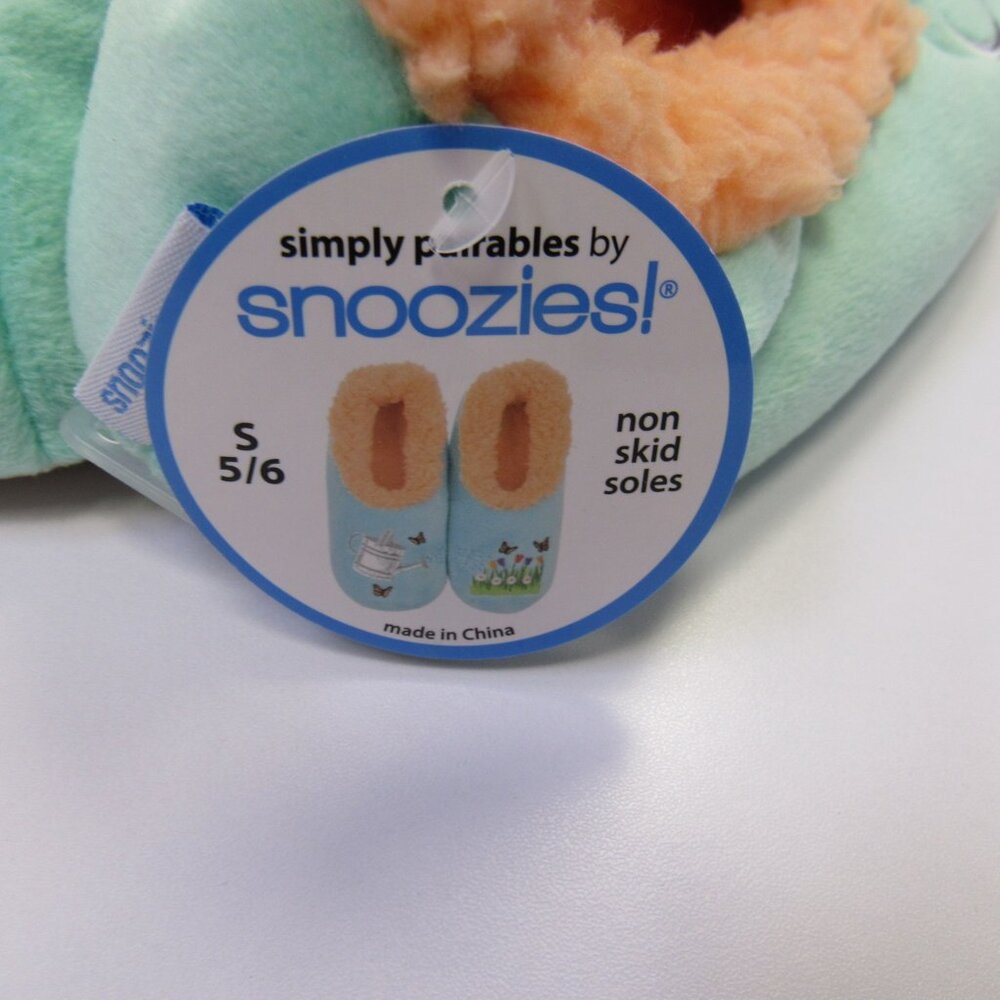 Women's Size 5/6 Small Snoozies! Gardening Garden Print Pairables Slippers NEW - Picture 3 of 7